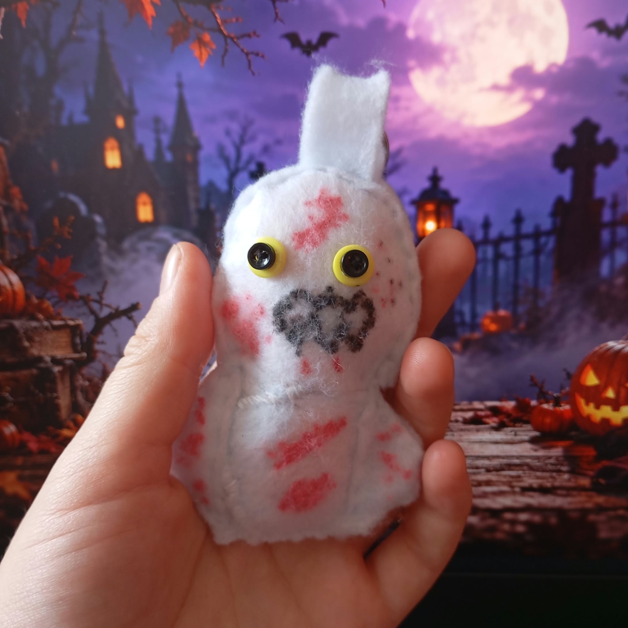 Mini Poupiche Lucifer – Fantôme horrifique d’Halloween à adopter – Image 6